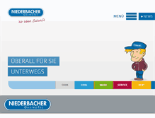 Tablet Screenshot of niederbacher.it